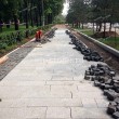 Гранитная брусчатка колотая Габбро-Диабаз