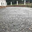 Гранитная брусчатка колотая Габбро-Диабаз