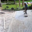 Гранитная брусчатка пилено-колотая Исетское верх колотый